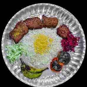 چلو کباب برگ