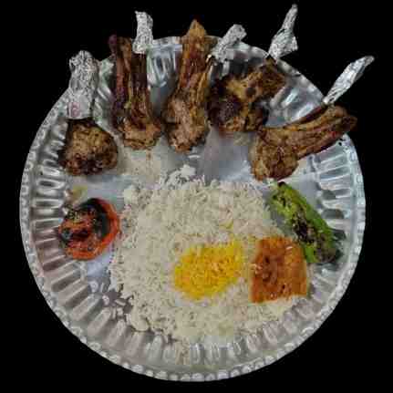 چلو کباب شیشلیک