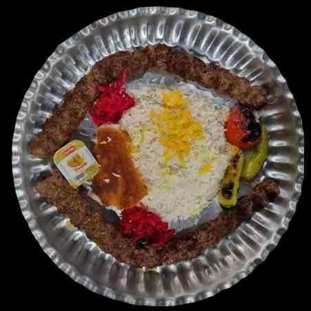 چلو کباب کوبیده مخصوص