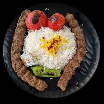 چلو کباب کوبیده