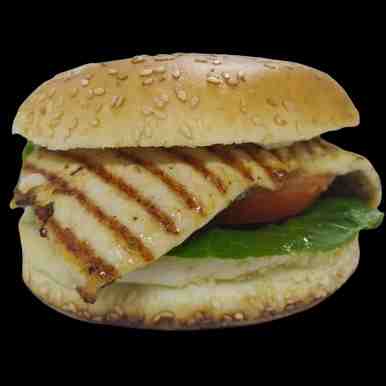 برگر مرغ گریل